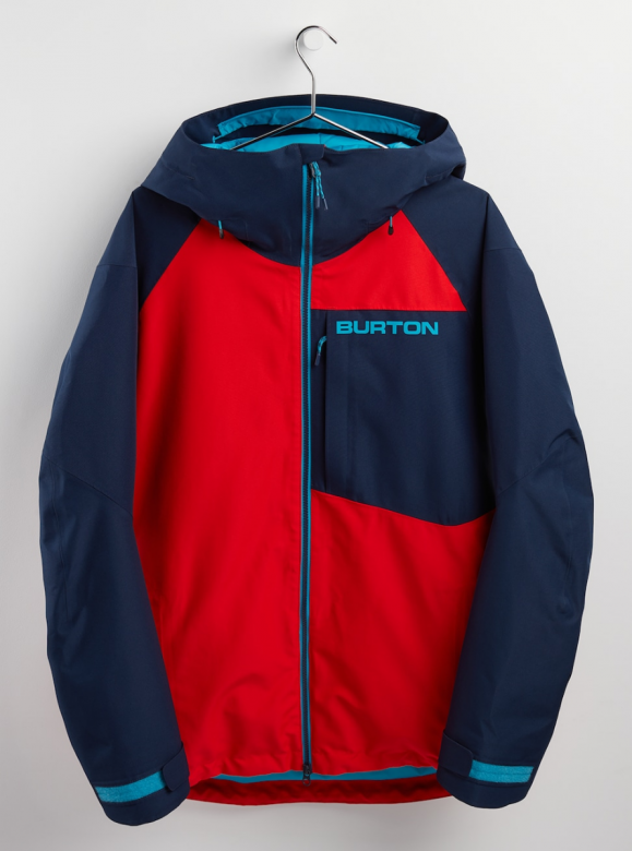 BURTON GORE-TEX RADIAL INSULATED JACKET Flame Scarlet / Dress Blue