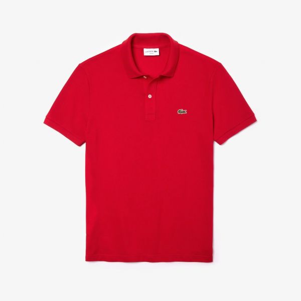 LACOSTE SLIM FIT POLO ROUGE