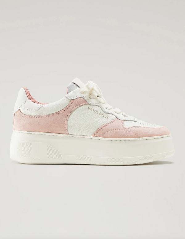 WOOLRICH CHUNKY COURT White pink 