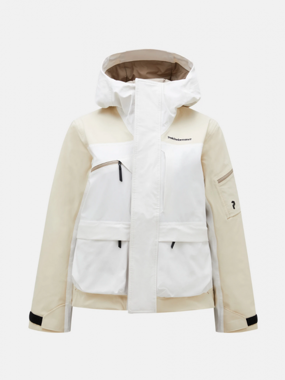 PEAK PERFORMANCE 2L INSULATED SHELL STRETCH JACKET WOMEN Offwhite