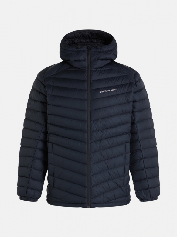 peak performance frost down hooded jacket artwork black