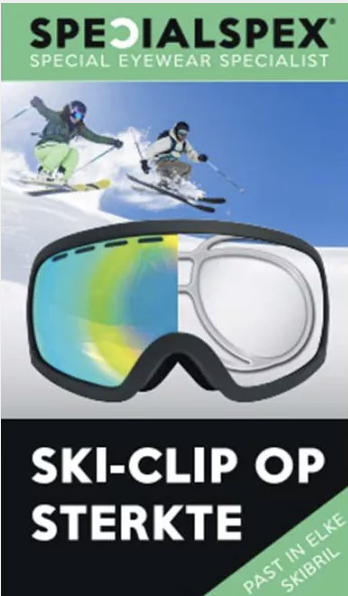 SPECIALSPEX SKI-CLIP OP STERKTE - past in elke bril 