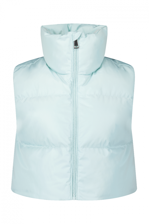 AIRFORCE CROPPED BODYWARMER Pastel blue