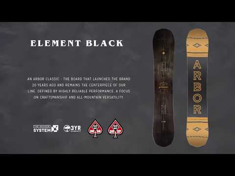 Arbor Snowboards :: 2018 Product Profiles - Element Black